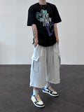 Heart spray half T-shirts