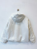 Whitey Fork Leather Hood Jumper