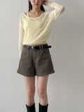 Rugged V-Neck Raglan T-Shirt