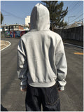 Sports crop hooded Zip-Up