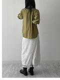 Charlotte Silky Loose-Fit Shirt