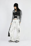 Cotton twill color matching zip-up