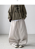 Natty Herringbone Balloon Pants