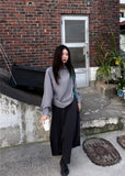 SIDE CUT MIDI SKIRT