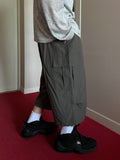 Nylon Cozy Cargo Bermuda Pants
