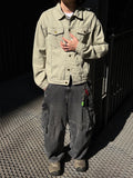 Koo Washed Cotton Trucker Jacket