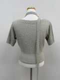 [Scarf Set] Tail Boat Neck Half Knit