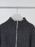 Roden half-zip-up string knit