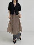 Organza Bustier Layered One Piece
