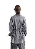 OPEN STRAP CHECK SHIRT