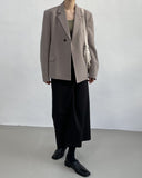 Silky Twist Wrap Long Skirt