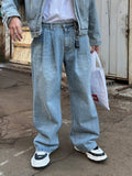 Two-Tuck Medium Washed Denim