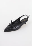 Twist Leather Mule