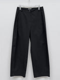 Curved Cotton Barrel Pants