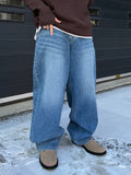 Lit Cat Washed Balloon Denim