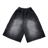 Upi Studded Bermuda Denim