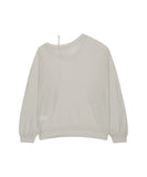 One-Shoulder Oversized Sweatshirt