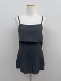 Attention Pleated Layered Bustier