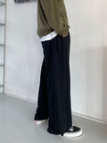 Snap Wide Sweat Pants