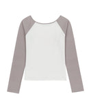 Stripe Raglan Long Sleeve