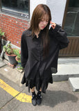 TIERED COTTON SKIRT