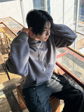 Plus jacquard snap hood knit