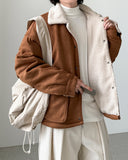 Suede Fur Mustang Jacket