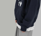 Boucle embroidered hoodie