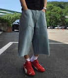 Foil Carpenter Bermuda Denim Pants