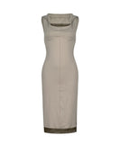 Flatseam Halter Midi Dress