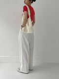 Liona Cotton Long Wide Pants