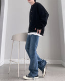 Cycling Long Bootcut Denim Pants