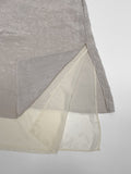 Wrinkle Bustier Layered Long One Piece