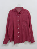 Yoru Tartan Check Loose Fit Shirt