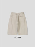 Mio Basic Pintuck Bermuda Pants