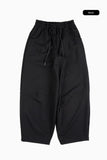 Terry wide belted sweatpants