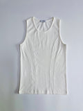 [1+1] Double Line Ribbed Sleeveless