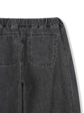 Dyeing washed panel pants