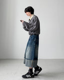 Block Stripe Balloon Shirt
