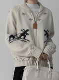 Winter Knit Zip-Up