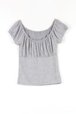 Sandy shirring t-shirt
