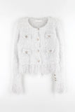 Shantel Pearl Fringe Cardigan
