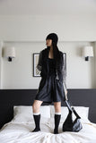 Nylon hood vest