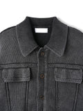 Enmic Trucker Washed Cardigan
