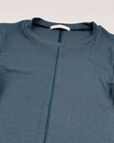 Cedar ribbed layered tee