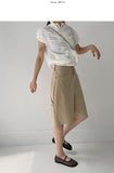 [unisex] Carpenter Cotton Bermuda Wide Pants
