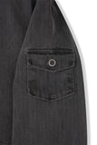 Clove Pigment Herringbone Field Shirt