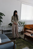 Fleece banding cargo pants