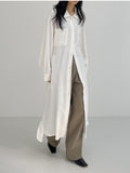 [INC MADE] Duo Layered Shirt Long One Piece