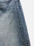 Arne Button Fly Curved Denim Pants
